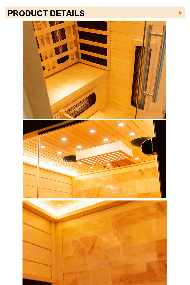 China Factory Direct Large Capacity Dual Steam Sauna Room (Dry & Wet) for Wholesale