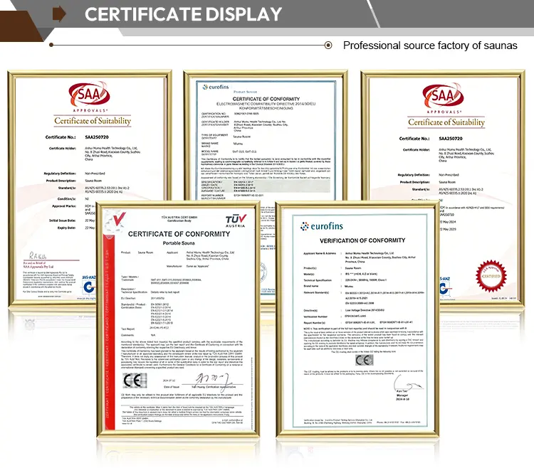 2-Person Spacious Home Far Infrared Sauna - Digital Control Panel, Factory Direct from China